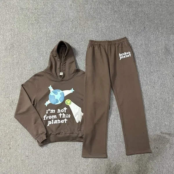 Broken Planet Astral Energy Hoodie and Sweatpants Set Black - 4