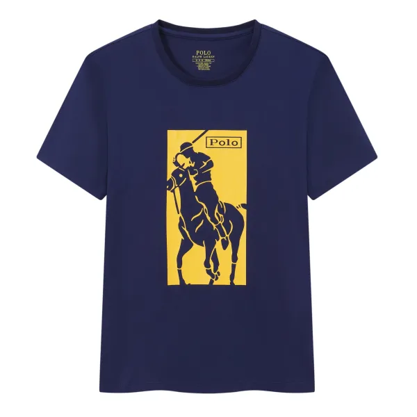 Polo Ralph Lauren Polo Player Graphic Navy T-Shirt - 1