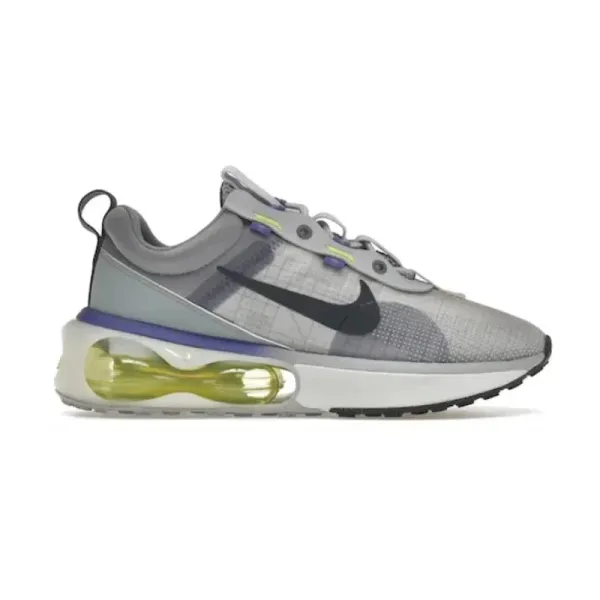 Nike Air Max 2021 Gray Volt Purple Running Shoes - 1