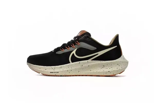 Nike Air Zoom Pegasus 40 Trail Black Beige Running Shoes - 1