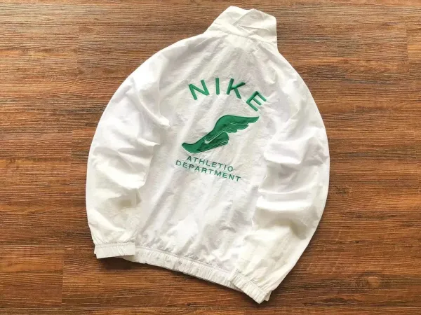 Design Quilted Bomber Jacket White with Black Trim - 6