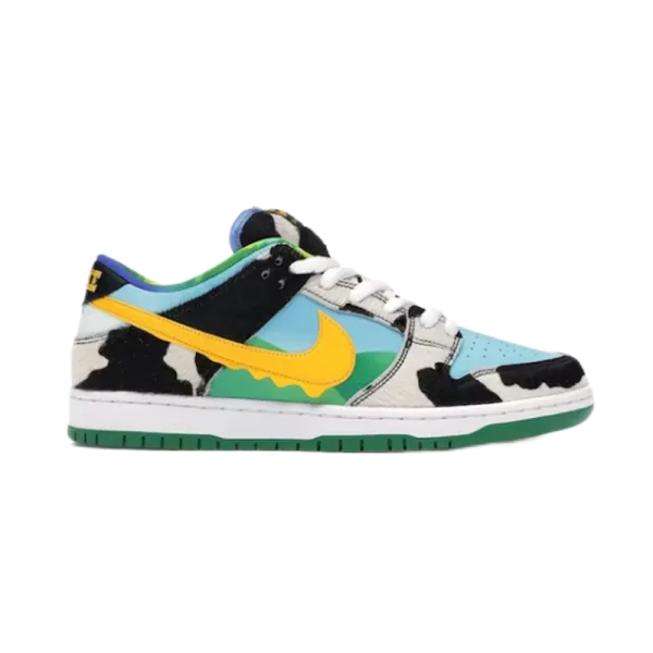 Nike Dunk Low Pine Green White Sneakers - 10