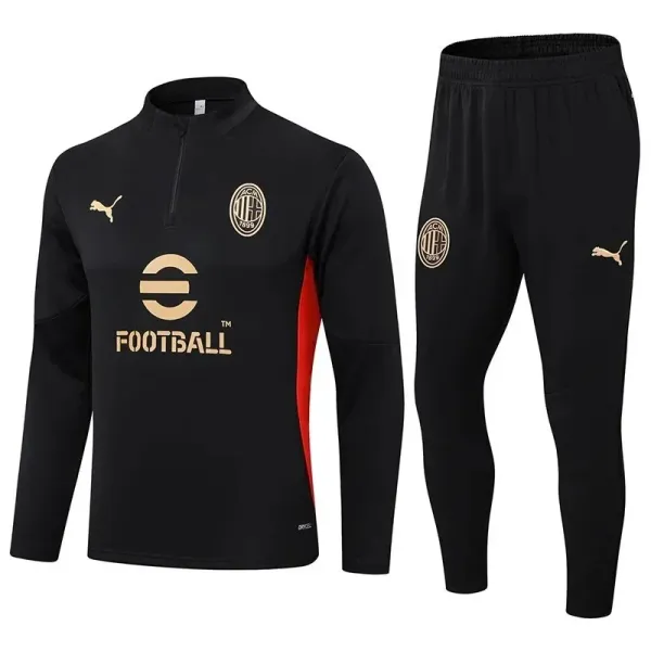 Puma AC Milan Training Tracksuit Black Gold - 1