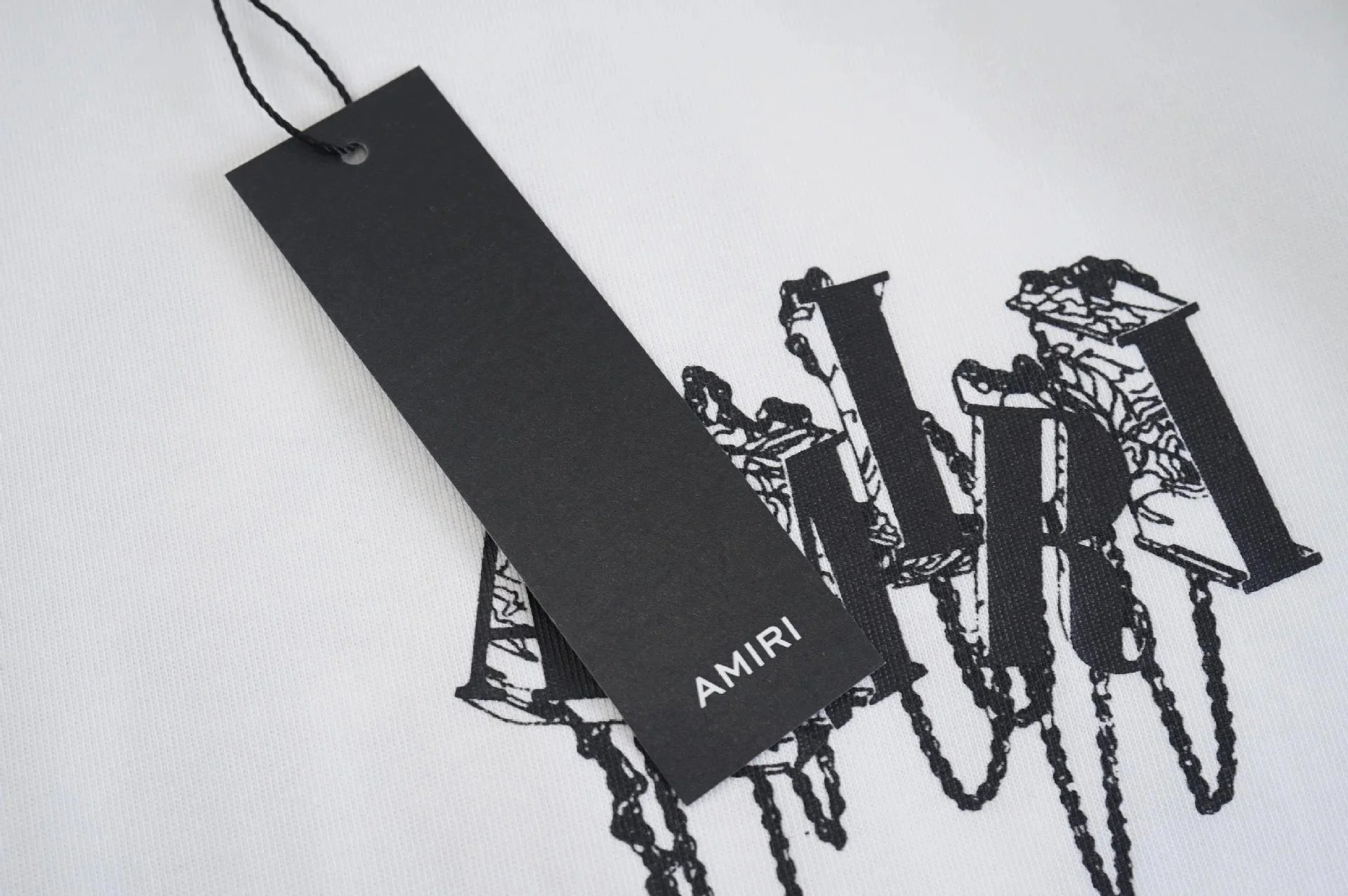 Amiri Graffiti Logo Black T-Shirt - 9
