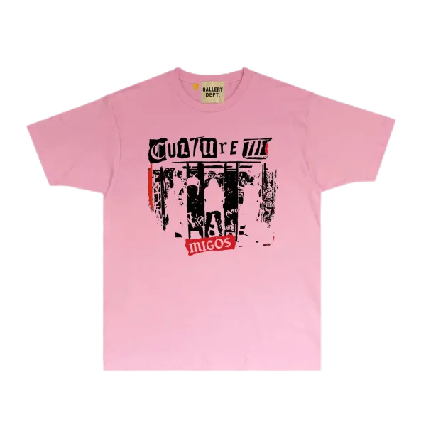 Gallery Dept. Culture III Migos Pink T-Shirt - 1