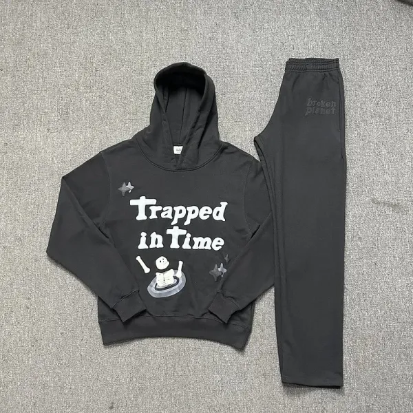 Broken Planet Astral Energy Hoodie and Sweatpants Set Black - 7