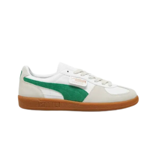 Puma Roma OG White Green Gum Sneakers - 1