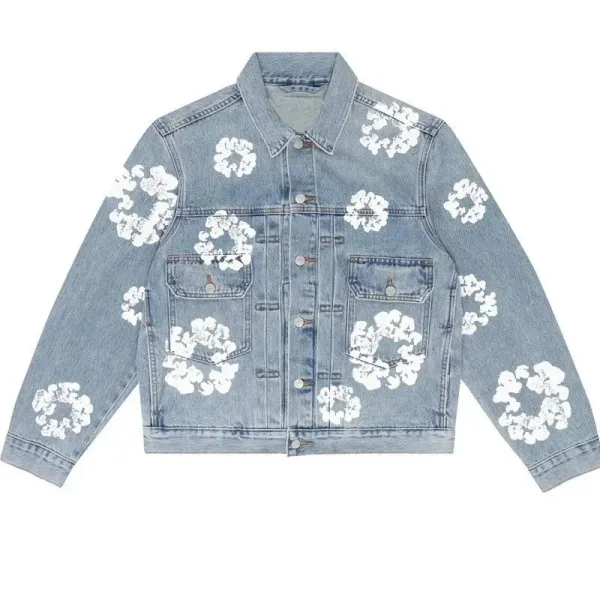 Off-White x Levi's Floral Print Denim Jacket Black - 9