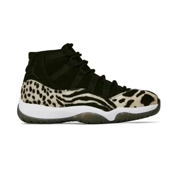 Air Jordan 11 Retro Animal Print Black Sneakers - 1