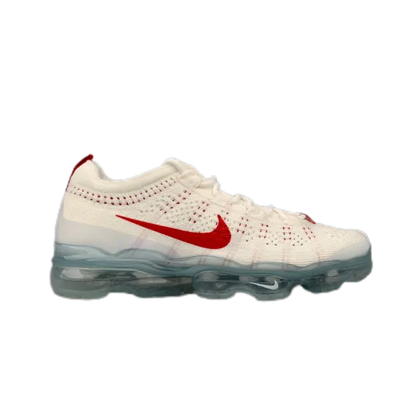 Nike Air VaporMax Flyknit 3 White/Red Sneakers - 1