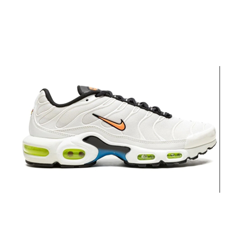 Nike Air Max Plus White/Neon Green/Orange Sneakers - 2