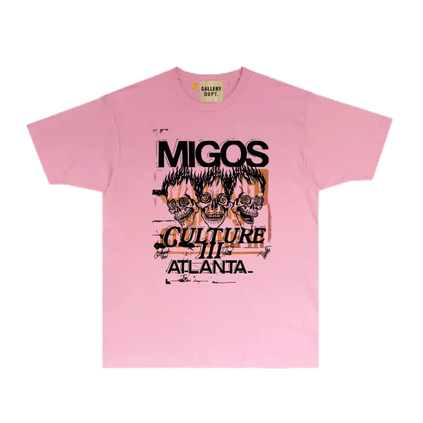 Gallery Dept. Migos Culture III Atlanta Pink T-Shirt - 1