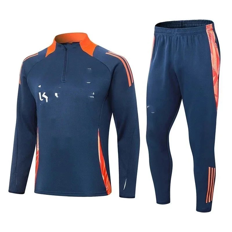 Adidas Training Set Navy Orange Tracksuit