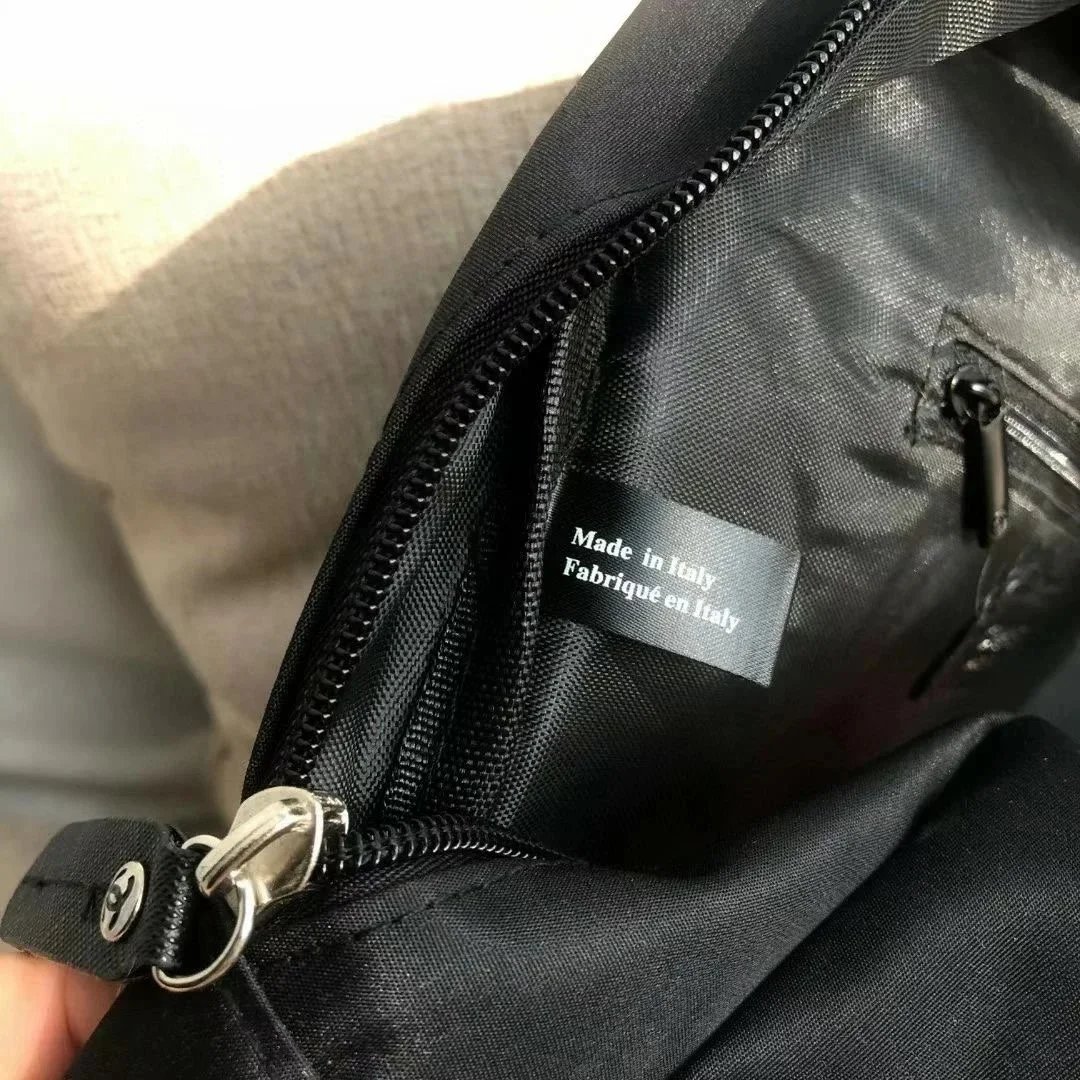 Chanel CC Logo Nylon Backpack Black - 4