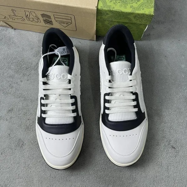 Gucci Rhyton Low White and Green Sneakers - 7