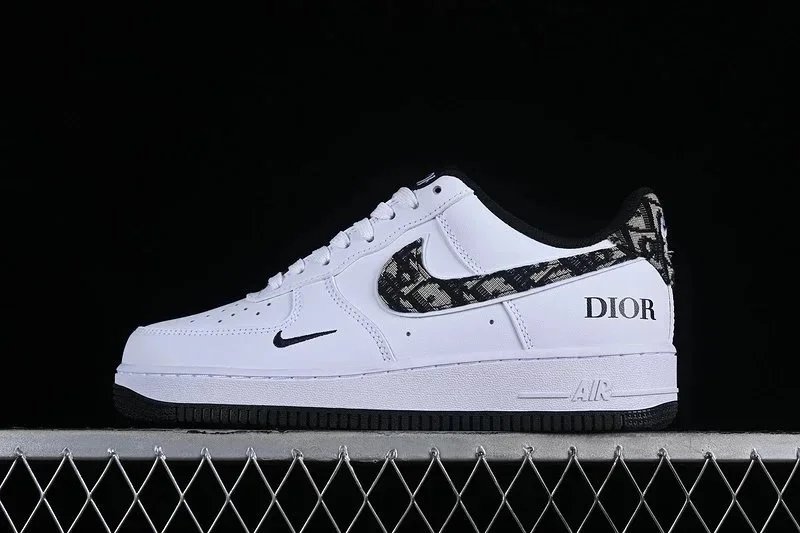 Nike Air Force 1 Low White Pink Sneakers - 21