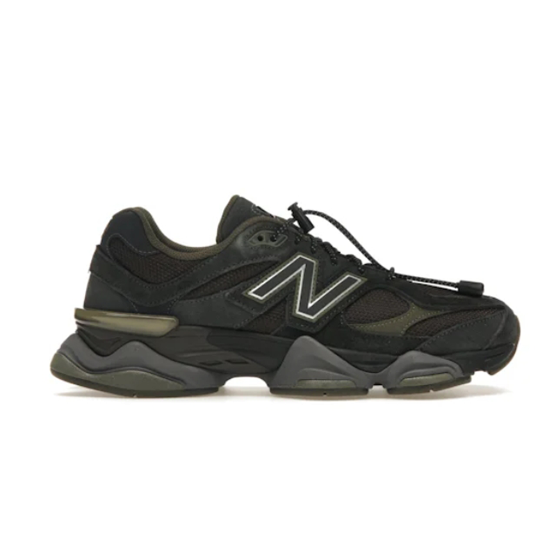 New Balance 9060 Black Olive Chunky Sneakers - 3