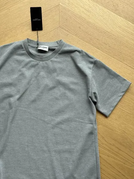 Saint Laurent Monogram Logo Black T-Shirt - 6