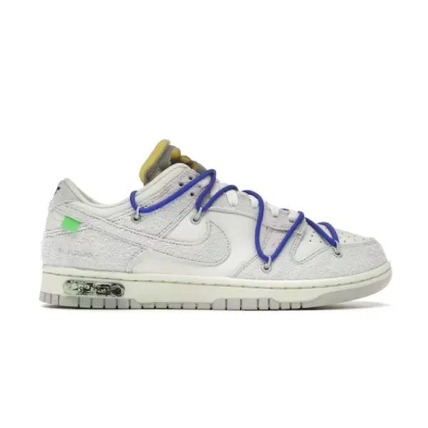 Nike x Off-White Dunk Low Industrial White Sneakers - 1