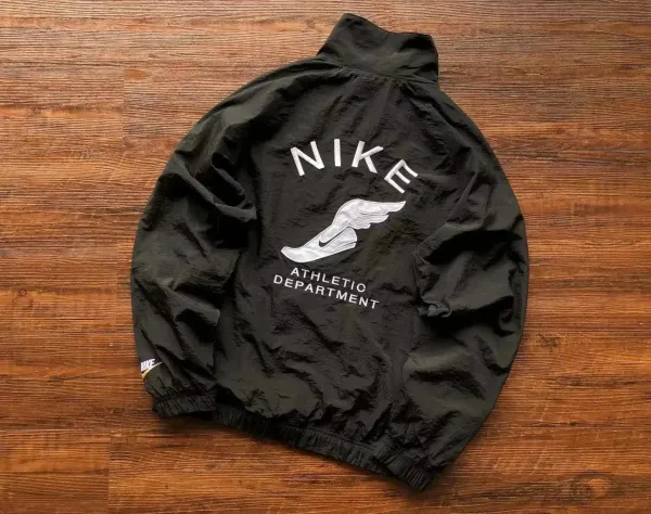 Nike Athletic Department Windbreaker Black Outerwear - 1