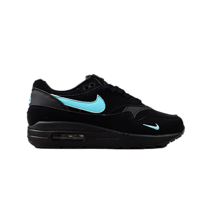 Nike Air Max 1 Black Turquoise Sneakers - 1