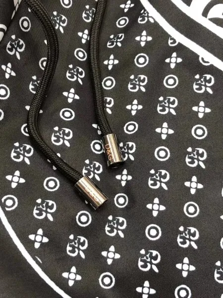 Off-White x Louis Vuitton Monogram Patchwork Shorts Navy White - 8