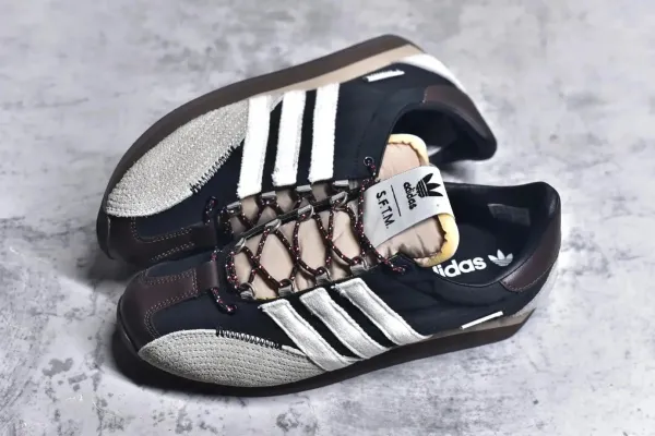 Adidas Originals SFTM-003 Black/White/Grey Sneakers - 8