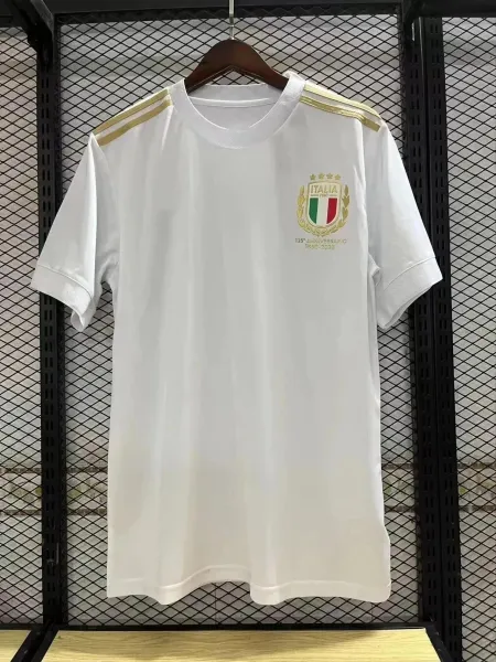Italy National Team 125th Anniversary Commemorative White Jersey - 1