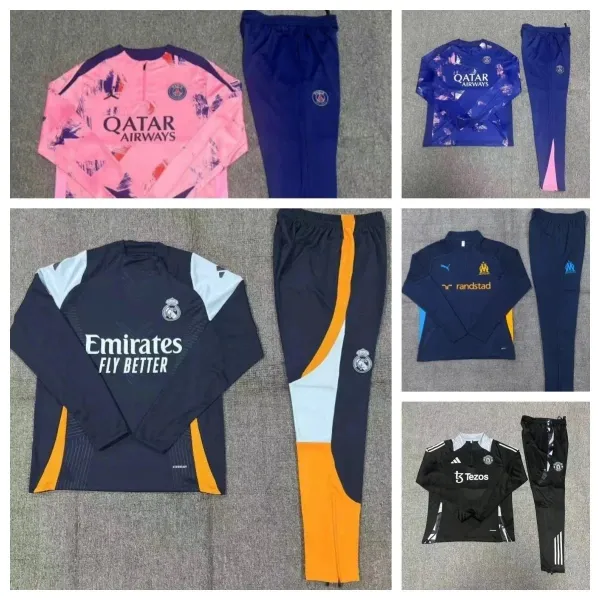 Adidas Manchester United Training Set Navy with Orange Accents Activewear - 6