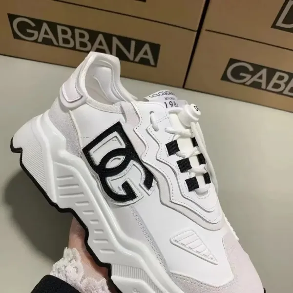Dolce & Gabbana DG Logo Chunky Sneakers White - 1