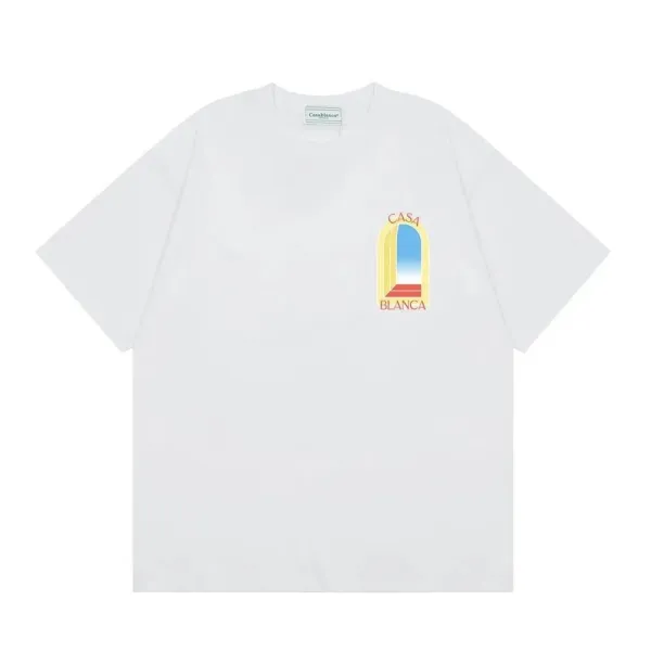 Casa Blanca Arch Logo White T-Shirt - 1
