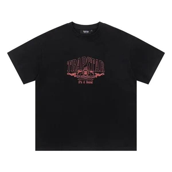 Trapstar Collegiate Arch Black T-Shirt - 1