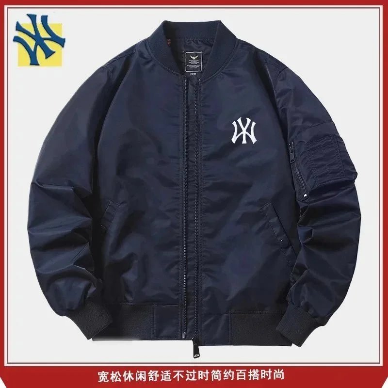 New York Yankees x MA-1 Bomber Jacket Navy Outerwear - 1