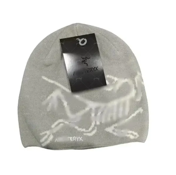 Arc'teryx Bird Logo Beanie Gray Knit Hat - 1