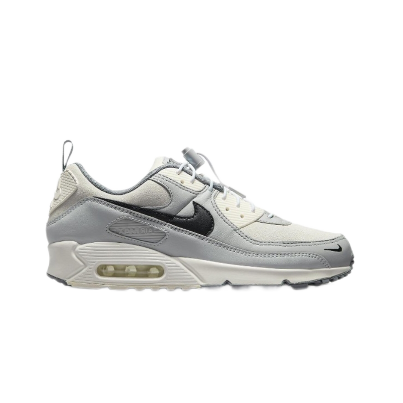 Nike Air Max 90 Metallic Silver Red Sneakers - 31