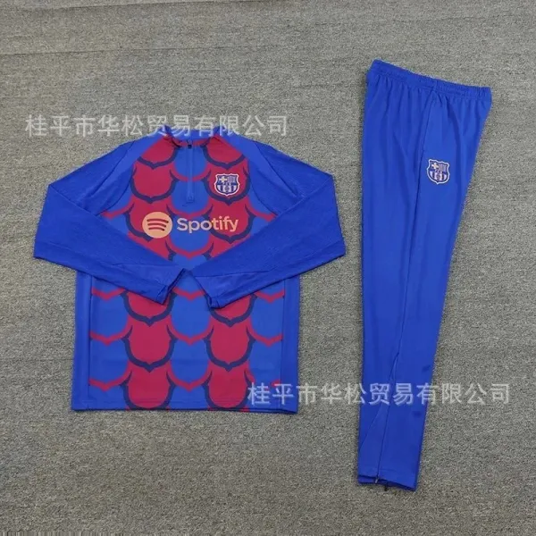 FC Barcelona x Spotify Training Tracksuit Blue-Red Multicolor - 1