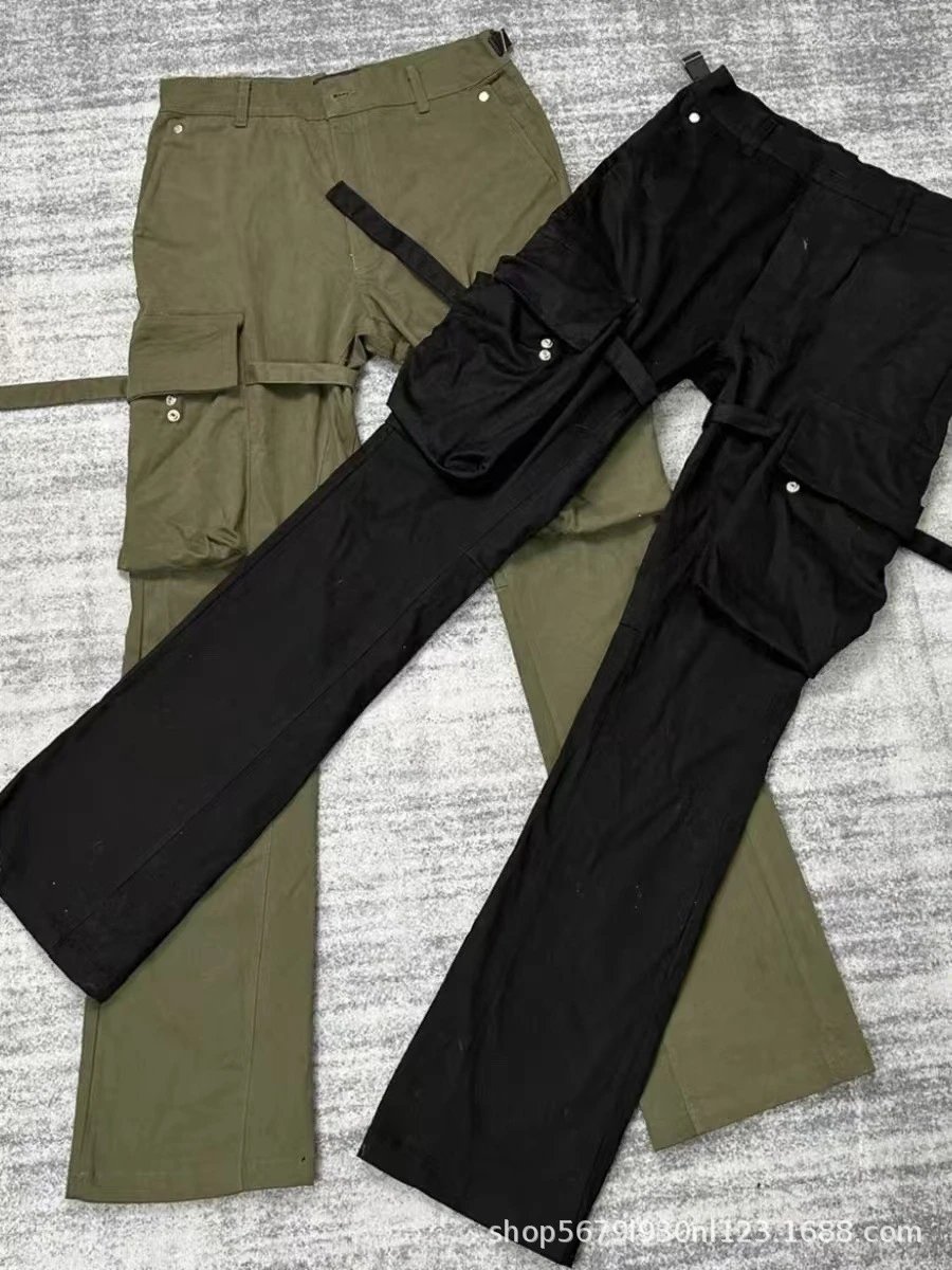 VUJA DÉ Asakusa 004 Graphic T-Shirt Black + Cargo Pants Army Green - 3