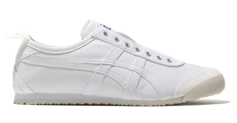 Asics Onitsuka Tiger Mexico 66 White and Light Gray Sneakers - 9