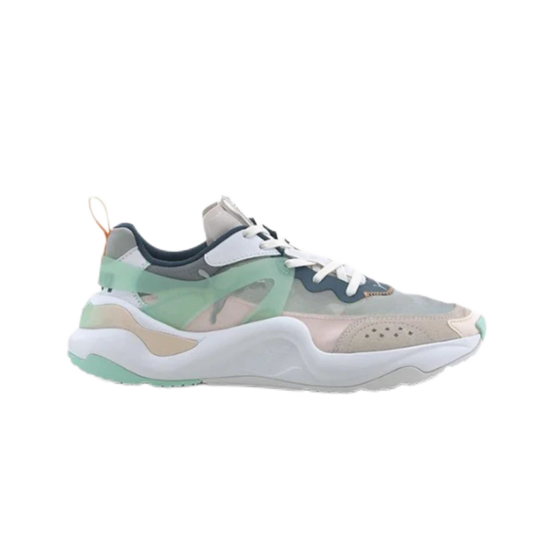 Puma RS-X3 Transparent Mint Green Chunky Sneakers - 1