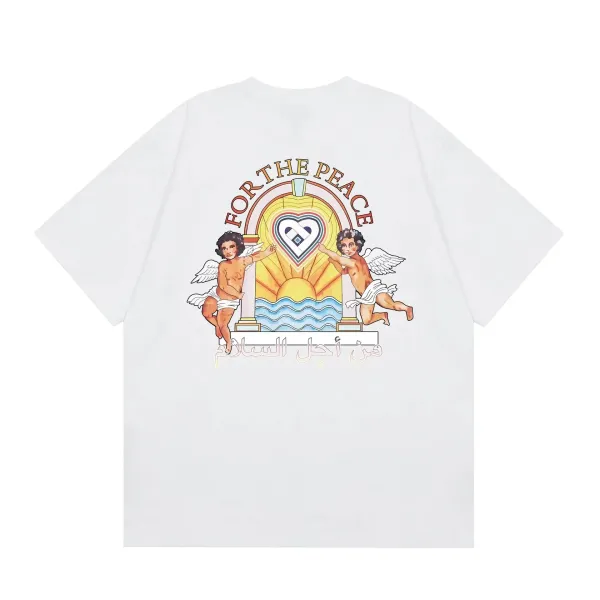 Saint Tears For The Peace Graphic T-Shirt White - 1