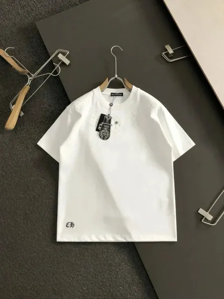 Chrome Hearts Triple Cross White T-Shirt - 4