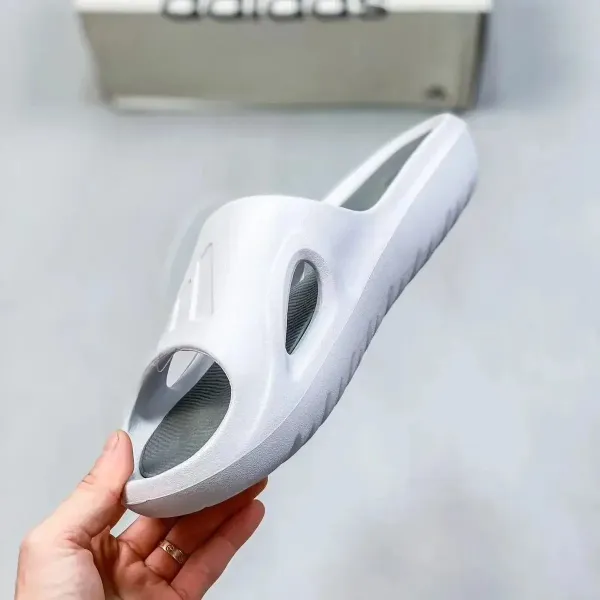 Adidas Adilette Slide White Slippers - 9