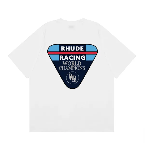 Rhude New Money Graphic Print Beige T-Shirt - 10