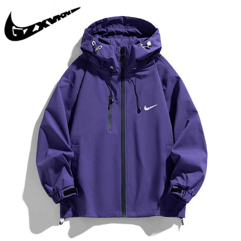Nike Hooded Waterproof Windbreaker Jacket Multicolor