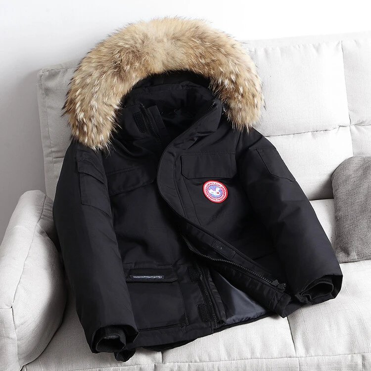 Other Down Parka Fur Hood Jacket Red