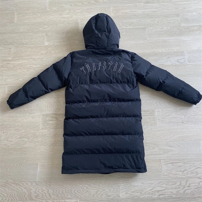 Trapstar Irongate Oversized Long Puffer Jacket Black