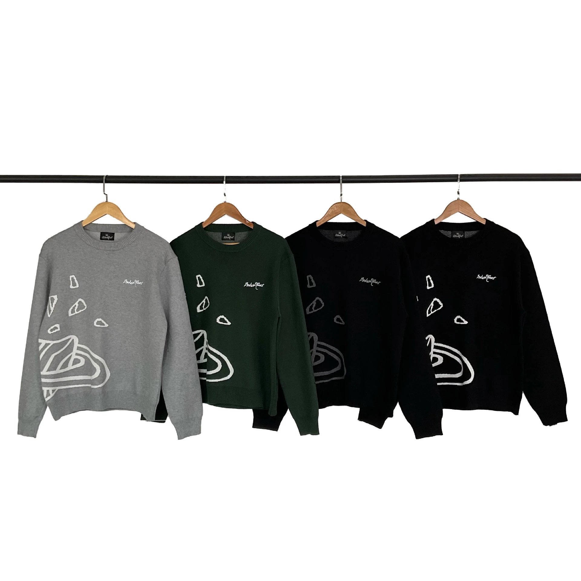 Other Planet Jacquard Knit Sweater Multicolor