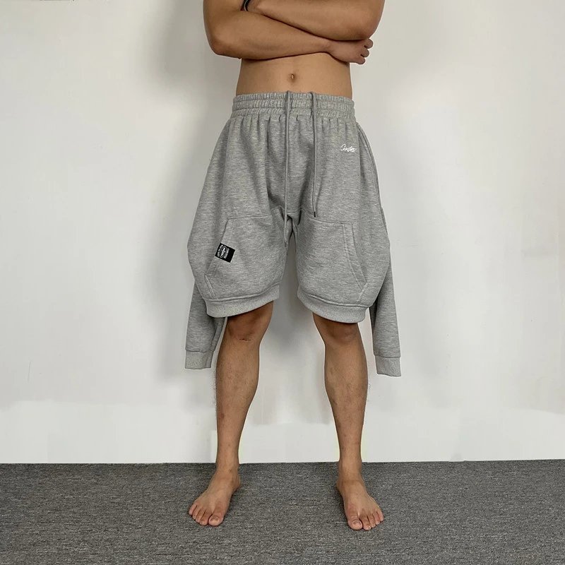 Other Devil Island Embroidered Fleece Shorts Multicolor