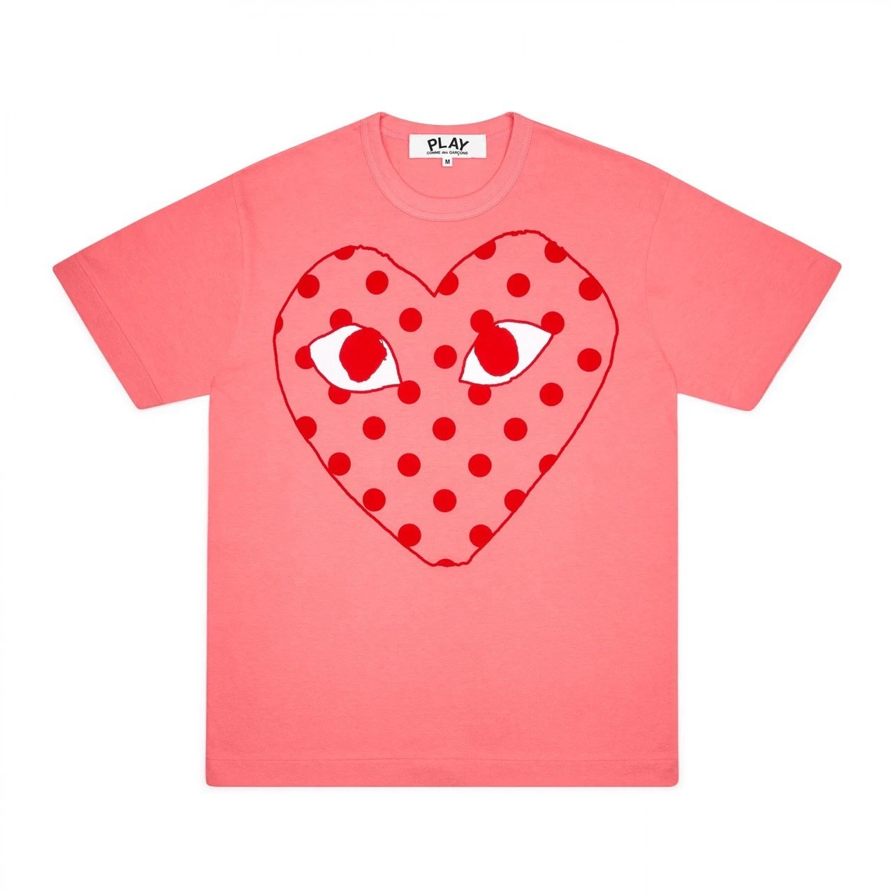 CDG Play Polka Dot Heart Tee Multicolor