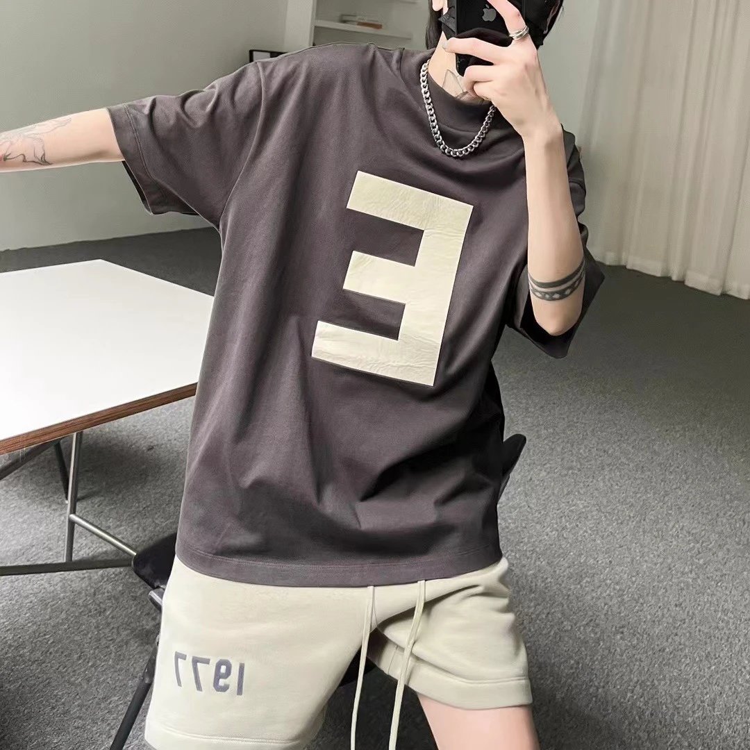 Essentials FOG E Letter Tee Multicolor